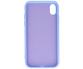 BAOHU Fashion Backcover Telefoonhoesje - Color Hoesje - Geschikt voor iPhone XR - Paars