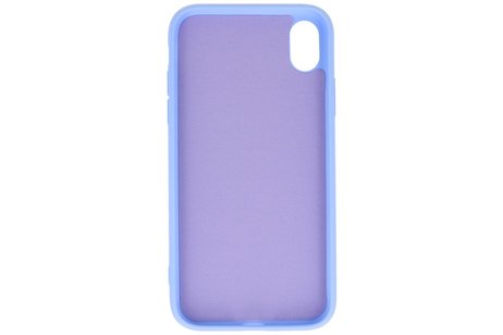 BAOHU Fashion Backcover Telefoonhoesje - Color Hoesje - Geschikt voor iPhone XR - Paars