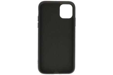 BAOHU Fashion Backcover Telefoonhoesje - Color Hoesje - Geschikt voor iPhone 11 Pro - Zwart