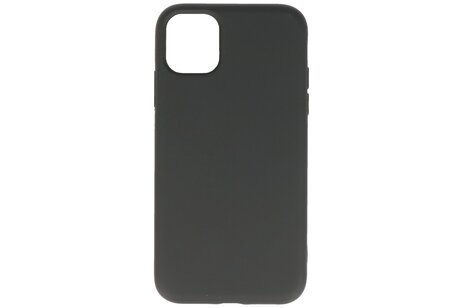 Fashion Backcover Telefoonhoesje - Color Hoesje - Geschikt voor iPhone 11 Pro - Zwart