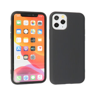 BAOHU Fashion Backcover Telefoonhoesje - Color Hoesje - Geschikt voor iPhone 11 Pro - Zwart