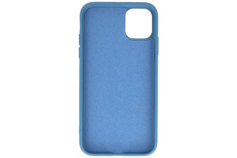 BAOHU Fashion Backcover Telefoonhoesje - Color Hoesje - Geschikt voor iPhone 11 Pro - Navy