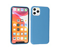 BAOHU Fashion Backcover Telefoonhoesje - Color Hoesje - Geschikt voor iPhone 11 Pro - Navy