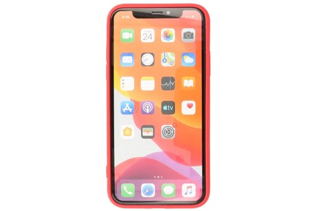 BAOHU Fashion Backcover Telefoonhoesje - Color Hoesje - Geschikt voor iPhone 11 Pro - Rood