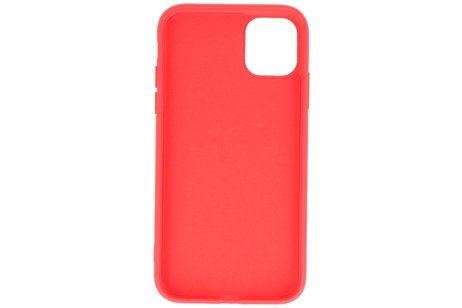 BAOHU Fashion Backcover Telefoonhoesje - Color Hoesje - Geschikt voor iPhone 11 Pro - Rood