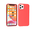 BAOHU Fashion Backcover Telefoonhoesje - Color Hoesje - Geschikt voor iPhone 11 Pro - Rood