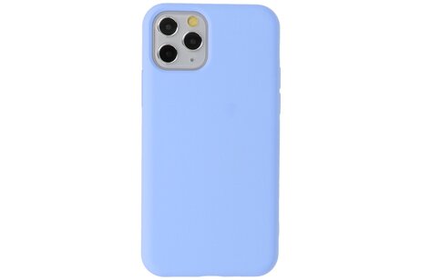 Fashion Backcover Telefoonhoesje - Color Hoesje - Geschikt voor iPhone 11 Pro - Paars
