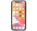 BAOHU Fashion Backcover Telefoonhoesje - Color Hoesje - Geschikt voor iPhone 11 Pro - Donker Groen