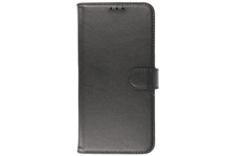 BAOHU Echt Lederen Book Case Hoesje - Leren Portemonnee Telefoonhoesje - Geschikt voor iPhone XS Max - Zwart