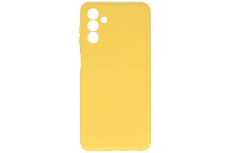 Fashion Backcover Telefoonhoesje - Color Hoesje - Geschikt voor Samsung Galaxy A13 5G - Geel