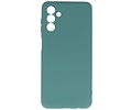 Fashion Backcover Telefoonhoesje - Color Hoesje - Geschikt voor Samsung Galaxy A13 5G - Donker Groen