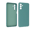 Fashion Backcover Telefoonhoesje - Color Hoesje - Geschikt voor Samsung Galaxy A13 5G - Donker Groen