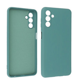 BAOHU Samsung Galaxy A13 5G Hoesje Fashion Backcover Telefoonhoesje Donker Groen