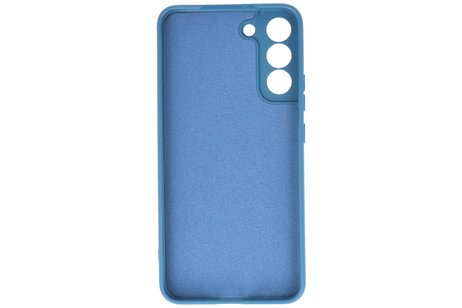 Fashion Backcover Telefoonhoesje - Color Hoesje - Geschikt voor Samsung Galaxy S22 - Navy