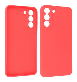 BAOHU Samsung Galaxy S22 Hoesje Fashion Backcover Telefoonhoesje Rood