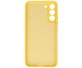 BAOHU Fashion Backcover Telefoonhoesje - Color Hoesje - Geschikt voor Samsung Galaxy S22 - Geel