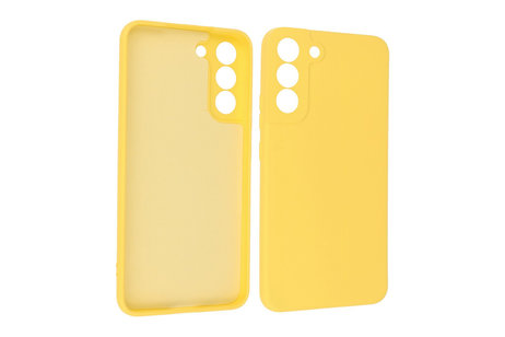 BAOHU Fashion Backcover Telefoonhoesje - Color Hoesje - Geschikt voor Samsung Galaxy S22 - Geel