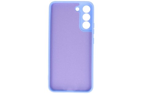 BAOHU Fashion Backcover Telefoonhoesje - Color Hoesje - Geschikt voor Samsung Galaxy S22 - Paars
