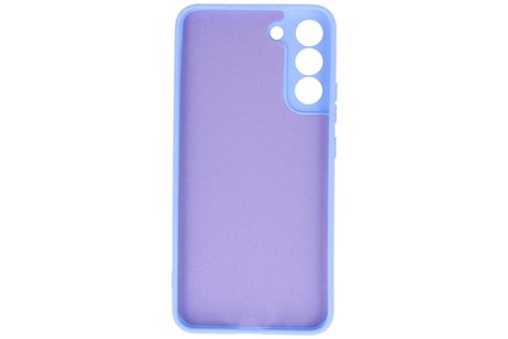 Fashion Backcover Telefoonhoesje - Color Hoesje - Geschikt voor Samsung Galaxy S22 - Paars