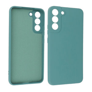 Fashion Backcover Telefoonhoesje - Color Hoesje - Geschikt voor Samsung Galaxy S22 - Donker Groen