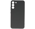 Fashion Backcover Telefoonhoesje - Color Hoesje - Geschikt voor Samsung Galaxy S22 Plus - Zwart
