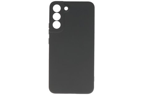 BAOHU Fashion Backcover Telefoonhoesje - Color Hoesje - Geschikt voor Samsung Galaxy S22 Plus - Zwart