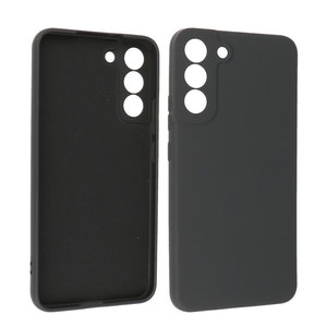 BAOHU Fashion Backcover Telefoonhoesje - Color Hoesje - Geschikt voor Samsung Galaxy S22 Plus - Zwart