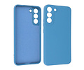 Fashion Backcover Telefoonhoesje - Color Hoesje - Geschikt voor Samsung Galaxy S22 Plus - Navy