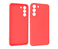 Fashion Backcover Telefoonhoesje - Color Hoesje - Geschikt voor Samsung Galaxy S22 Plus - Rood