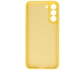 Fashion Backcover Telefoonhoesje - Color Hoesje - Geschikt voor Samsung Galaxy S22 Plus - Geel