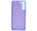 Fashion Backcover Telefoonhoesje - Color Hoesje - Geschikt voor Samsung Galaxy S22 Plus - Paars