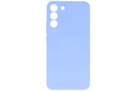 Fashion Backcover Telefoonhoesje - Color Hoesje - Geschikt voor Samsung Galaxy S22 Plus - Paars