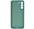BAOHU Fashion Backcover Telefoonhoesje - Color Hoesje - Geschikt voor Samsung Galaxy S22 Plus - Donker Groen