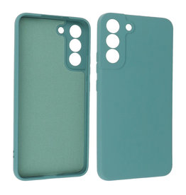 BAOHU Samsung Galaxy S22 Plus Hoesje Fashion Backcover Telefoonhoesje Donker Groen