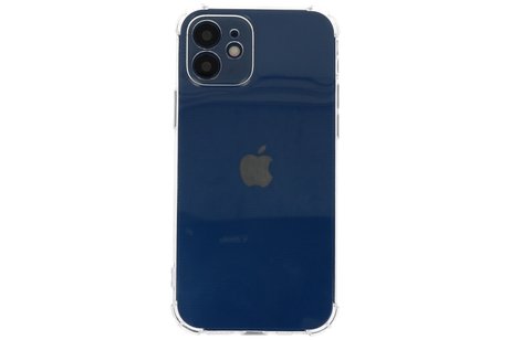 Schokbestendig Back Cover - Shock Proof Hoesje - Geschikt voor iPhone 12 - Transparant