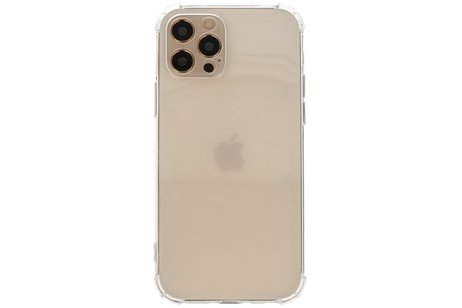 Schokbestendig Back Cover - Shock Proof Hoesje - Geschikt voor iPhone 12 Pro - Transparant