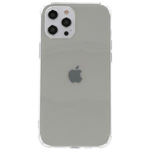 Schokbestendig Back Cover - Shock Proof Hoesje - Geschikt voor iPhone 12 Pro Max - Transparant