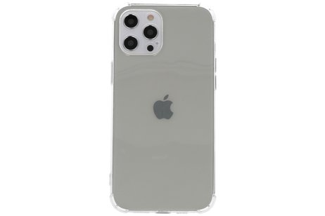Schokbestendig Back Cover - Shock Proof Hoesje - Geschikt voor iPhone 12 Pro Max - Transparant