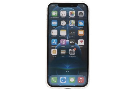 Schokbestendig Back Cover - Shock Proof Hoesje - Geschikt voor iPhone 12 Pro Max - Transparant