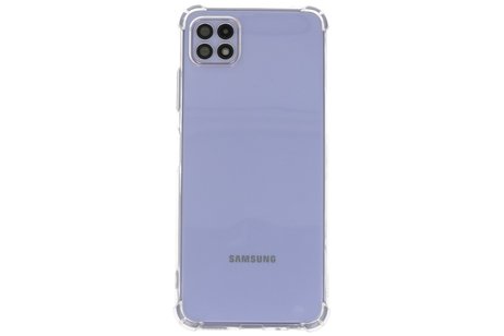 BAOHU Schokbestendig Back Cover - Shock Proof Hoesje - Geschikt voor Samsung Galaxy A22 5G - Transparant