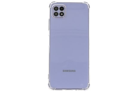 Schokbestendig Back Cover - Shock Proof Hoesje - Geschikt voor Samsung Galaxy A22 5G - Transparant