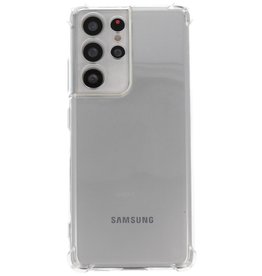 BAOHU Samsung Galaxy S21 Ultra Schokbestendig Back Cover Hoesje - Transparant