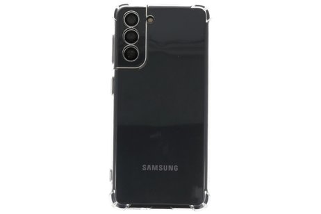 Schokbestendig Back Cover - Shock Proof Hoesje - Geschikt voor Samsung Galaxy S22 - Transparant