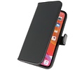 Echt Lederen Book Case Hoesje - Leren Portemonnee Telefoonhoesje - Geschikt voor iPhone 11 - Zwart