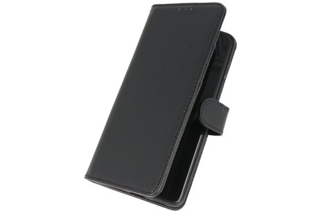 BAOHU Echt Lederen Book Case Hoesje - Leren Portemonnee Telefoonhoesje - Geschikt voor Samsung Galaxy S20 - Zwart