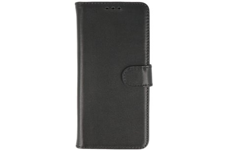 BAOHU Echt Lederen Book Case Hoesje - Leren Portemonnee Telefoonhoesje - Geschikt voor Samsung Galaxy S20 - Zwart