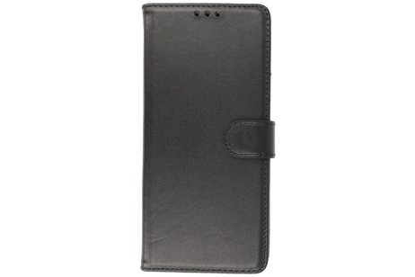 BAOHU Echt Lederen Book Case Hoesje - Leren Portemonnee Telefoonhoesje - Geschikt voor Samsung Galaxy S20 Plus - Zwart