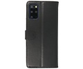 BAOHU Echt Lederen Book Case Hoesje - Leren Portemonnee Telefoonhoesje - Geschikt voor Samsung Galaxy S20 Plus - Zwart