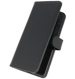 Lederen Book Case Telefoonhoesje Samsung Galaxy S21 FE Zwart