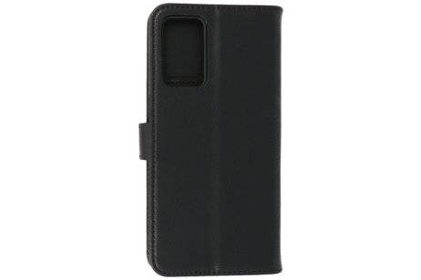 BAOHU Hoesje Geschikt voor de Oppo A16 - A53s 5G - A55 5G - Kaarthouder Book Case Telefoonhoesje - Zwart